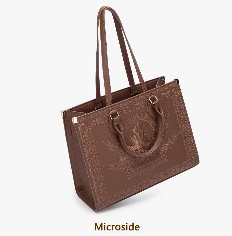 Premium Single Shoulder 2024 New Chinese Embroidery Handbag Large Capacity Tote Bag Fashionable And Versatile