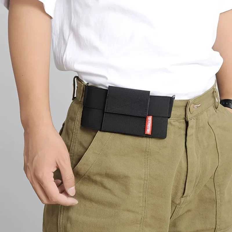 Sports invisible mobile waist bag for men portable waist bag for women outdoor work elastic mobile phone bag Z250407