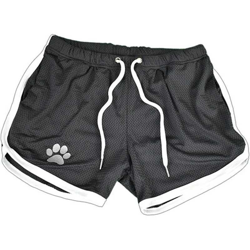 Mens fitness shorts fitness running shorts jogging shorts summer breathable mesh shorts mens sports shortsXJ250407