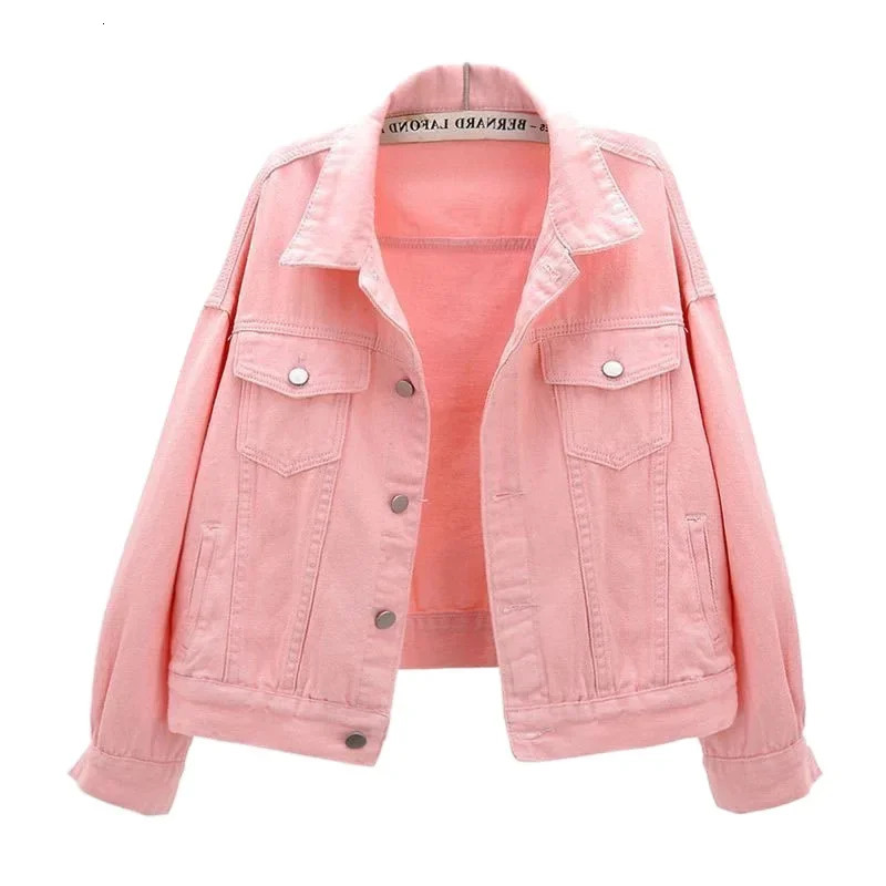 Womens Short Cowboy Jacket SpringAutumn Trend Top Clothing No AE Inventory Origin China 250407