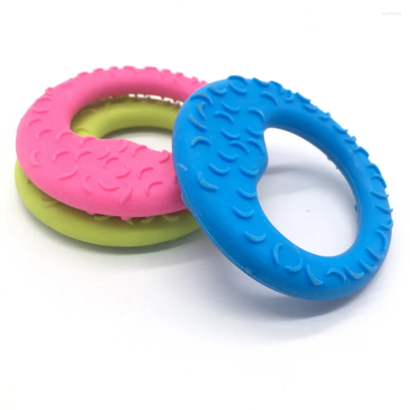 Update Pet Suppliesdog Bite Ring Toys Anti-Bite Soft Rubber Training Molar Moon Toy Puppy Dental Care Cleaning Oral Chew