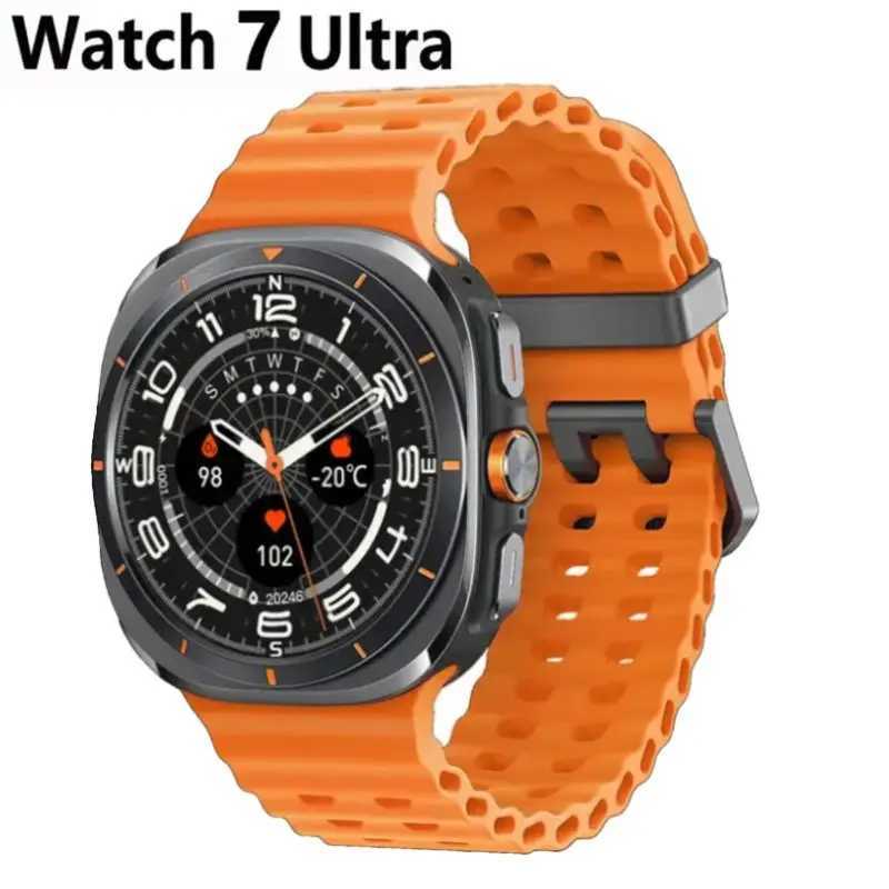 New GPS Watch 7 Ultra 47mm Smart Watch IP68 Waterproof Tooth Call Compass Mens Smart Watch 1.43-inch AMOLED Sn SpO2XJ250408