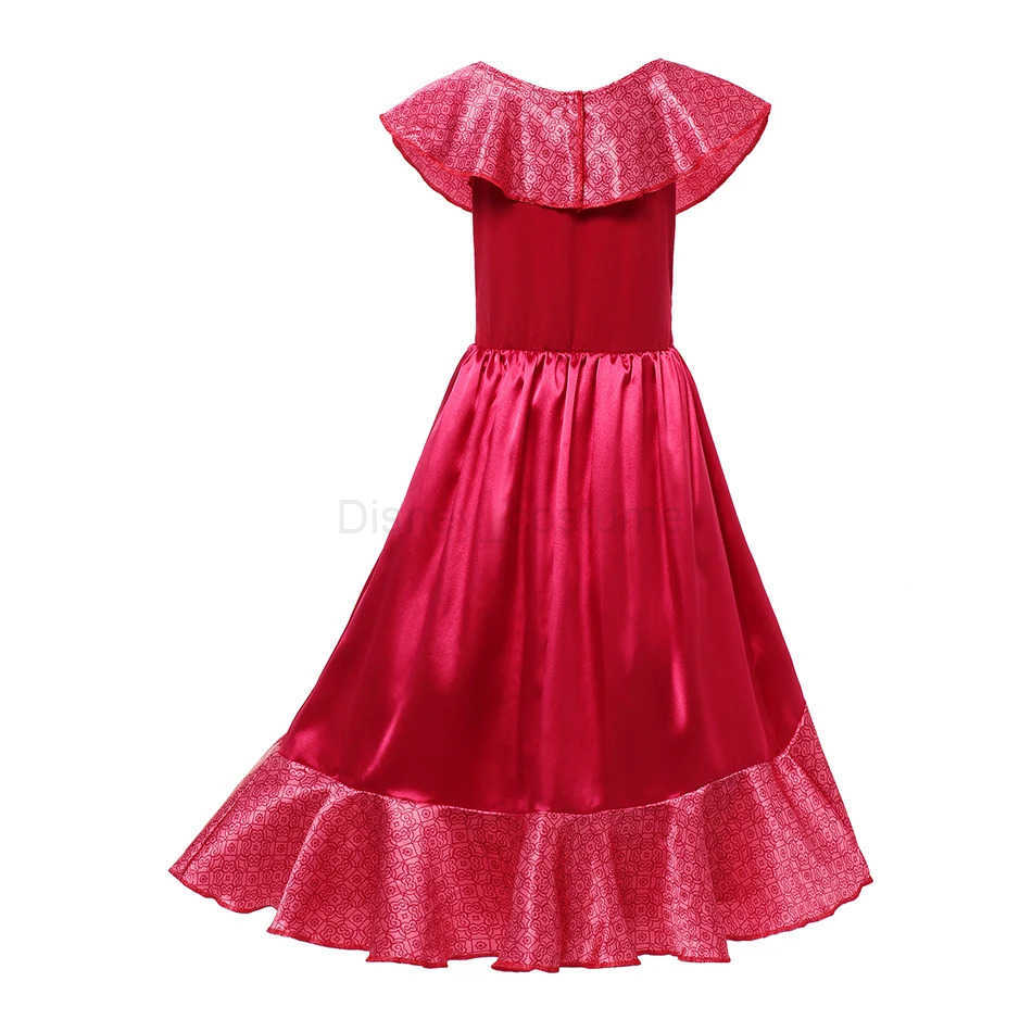 Disney Kids Cosplay Clothing Girls Princess Elena Costume Halloween Carnival Role Playing Child Girl Birthday Party Outfits 2-10Y Dress X250408
