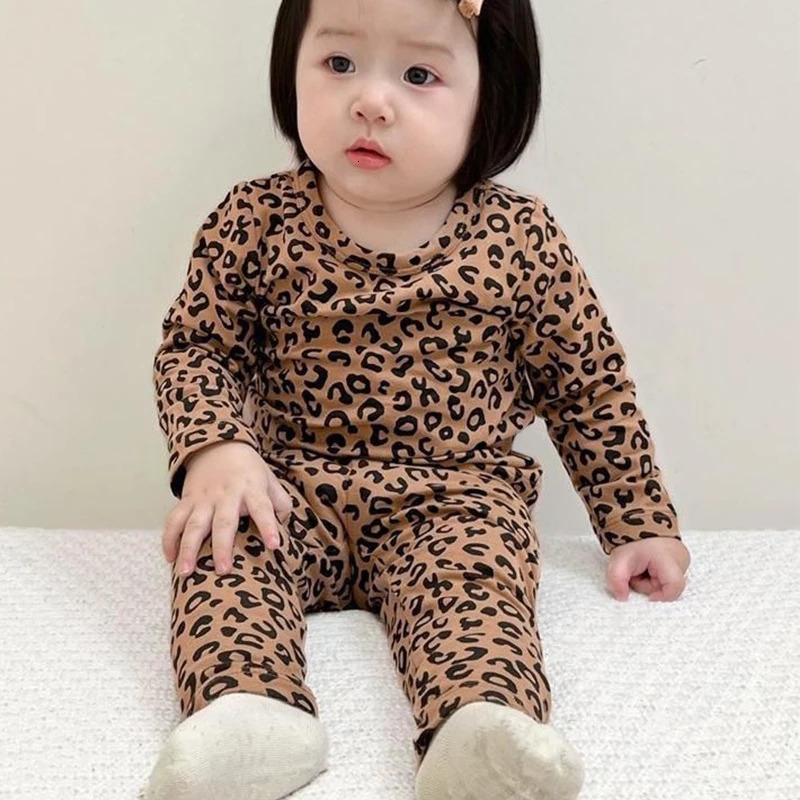 Childrens Pajamas Set Cartoon Cherry Kids Sleepwear Baby Girl Clothes Velvet Pyjama Infant Nightwear For Korean Girl Loungewear 250407