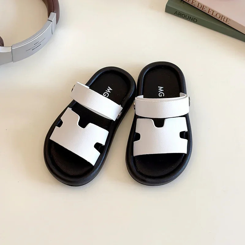 Fashion Spring Child Sandal Summer Shoe Boy Girl Slippers Soft Bottom Non-slip Kid Shoes Baby Beach Sandal Slippers 250407