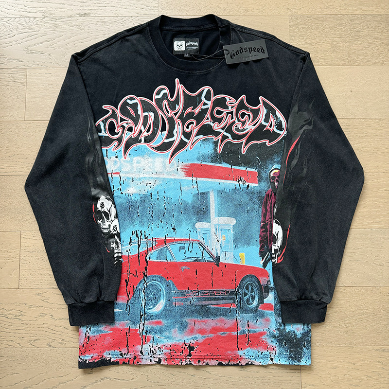 Gds265 Summer Designers Long Sleeve T Shirts Classic Mens Shirt Fashion Letter Sweater T-shirts Pullover Cottons Tshirts