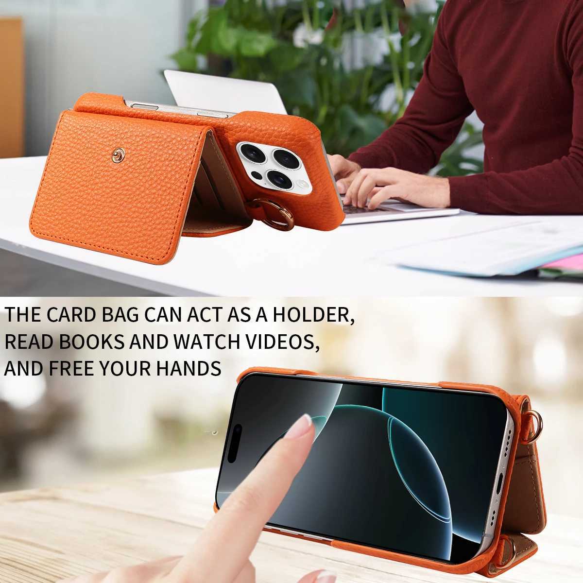 For iPhone13promax 13mini 12promax 12mini 11promax iphone XR XS XSMAX 7PLUS 8PLUS Phone Case Womens Crossbody bag with Mirror J251114