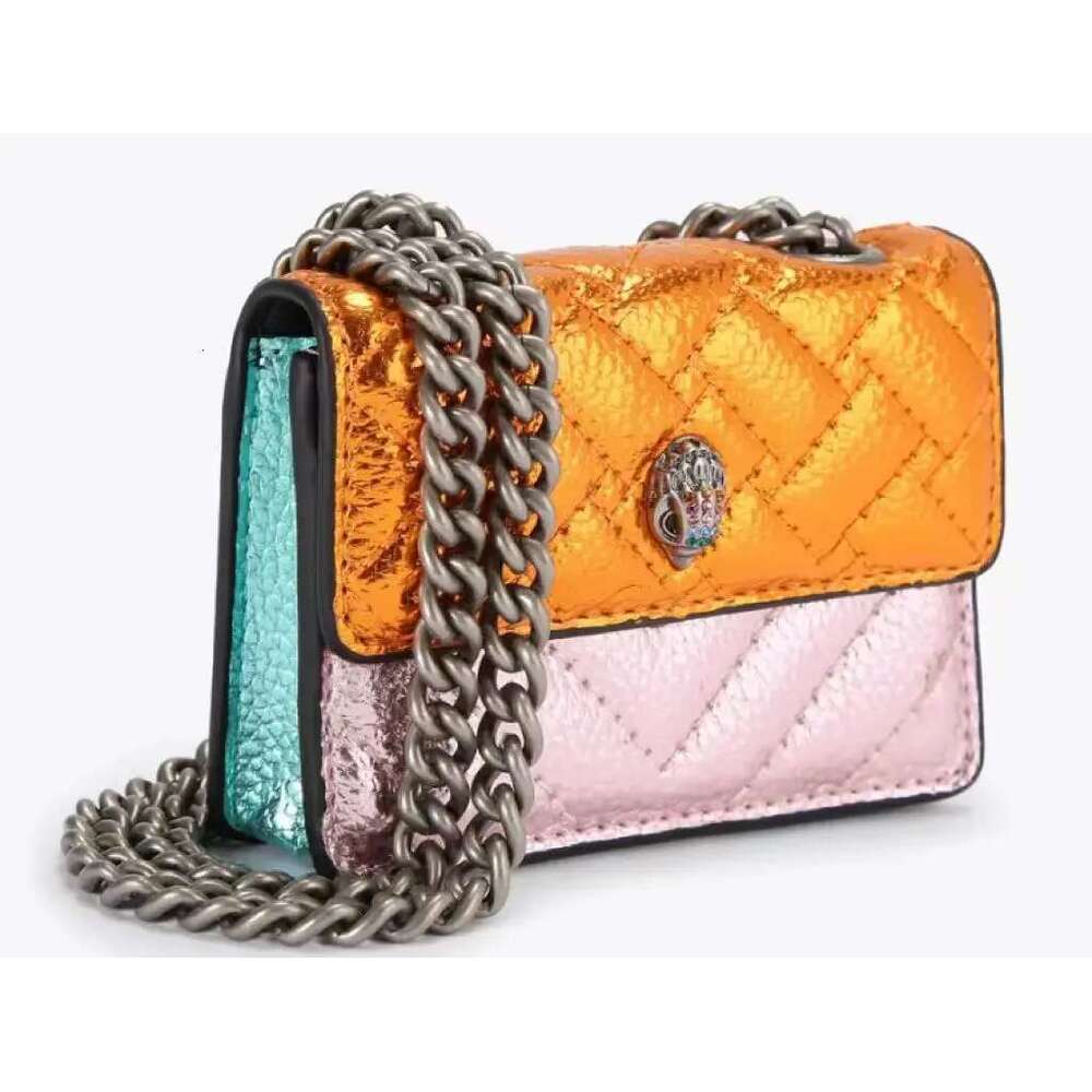 2024 Color Match Fashion Small Fragrance Foreign Style Plaid Classic Eagle Head Crossbody Hawk Head Bag
