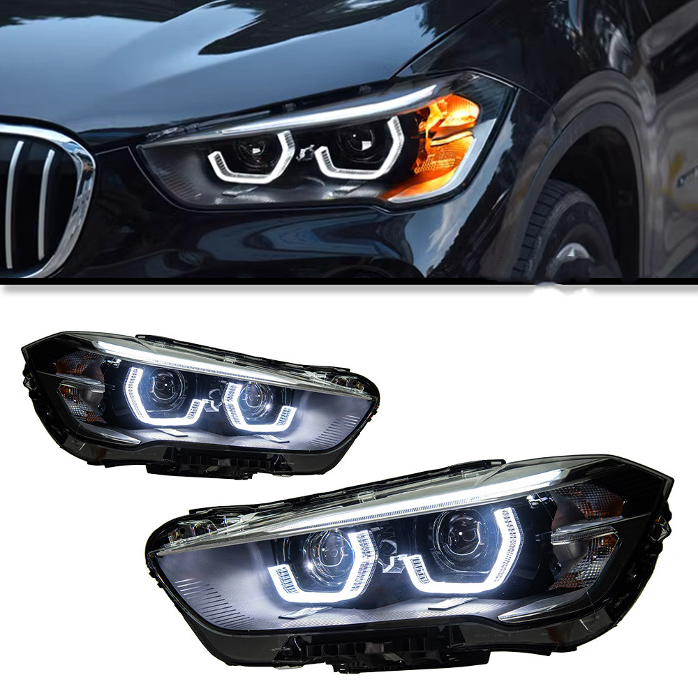 LED Headlights For BMW X1 F48 20 16-20 19 F49 LED Daytime Lights Front Lamp LED Headlight Turn Signal Light