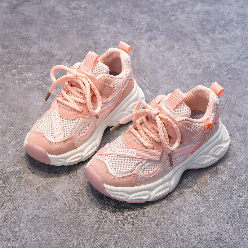 Kids Sneakers for Girls Fashion Sports Shoes for Toddlers Breathable Non-slip Kidszworld Children School Running Shoes for Boys Youth Size 21 - 36 K06