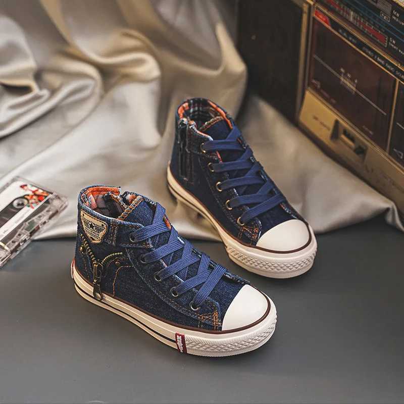 Top Canvas Shoes for Children Boys Baby Shoes Graffiti Spring and Autumn 2023 Girls Shoes Non slip Sports Shoes W250407