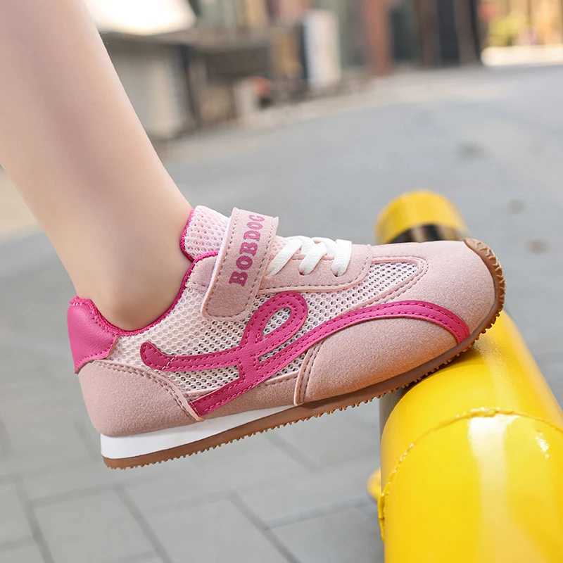 Luxury Children Shoes Girls Sneaker Brand Spring Breathable Kids Casual Sneaker Trainers School Sports Tennis Shoes for Girls W250407