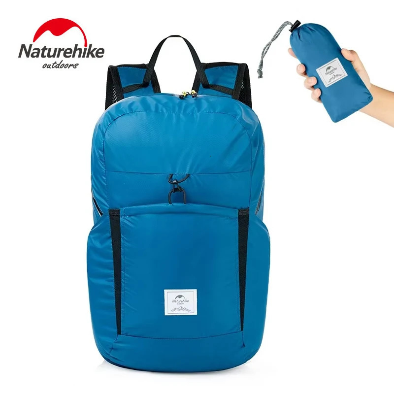 22L Super Lightweight Backpack Durable 30D Nylon Water-resistant Foldable Travel Bag Compact Folding Backpack 250407