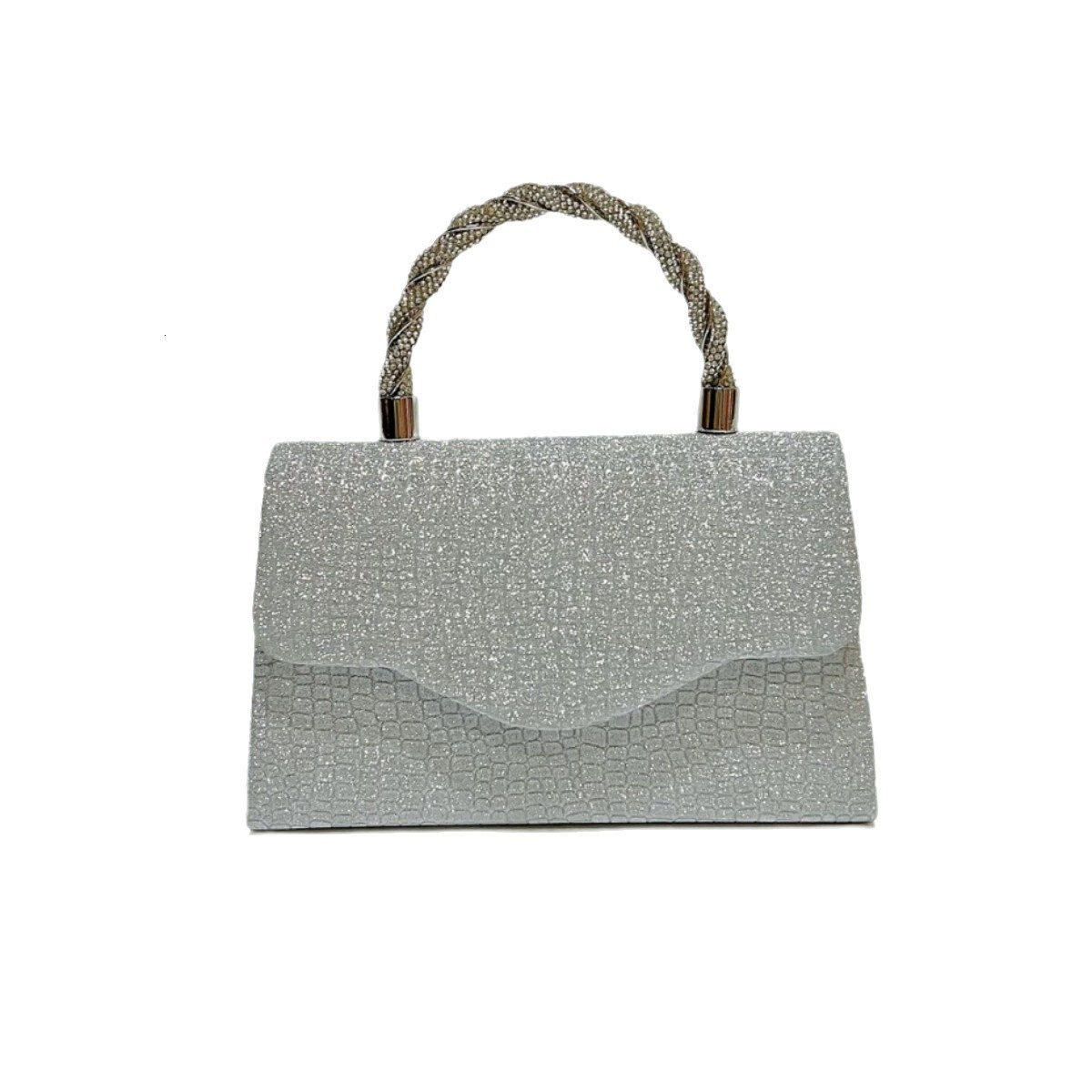 2025S New Model Designer New Dia Banquet Ladies Shiny Handbag Princess Dress Bag Clutch Bag Wallet