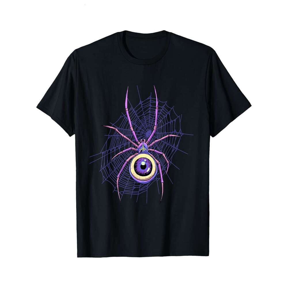 Designer T shirt Pastel Goth Crow Raven Skull Head Emo Punk Gothic Bird Lover - 220g Tshits