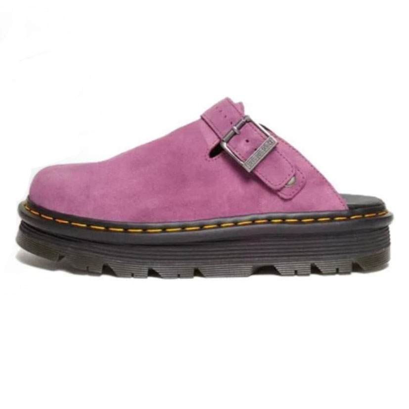 doc martin shoes martene mules designer boots Zebzag Suede Slingback Platform Mule Josef Grey Black Savannah Tan Muted Olive Purple WhiBCnS#