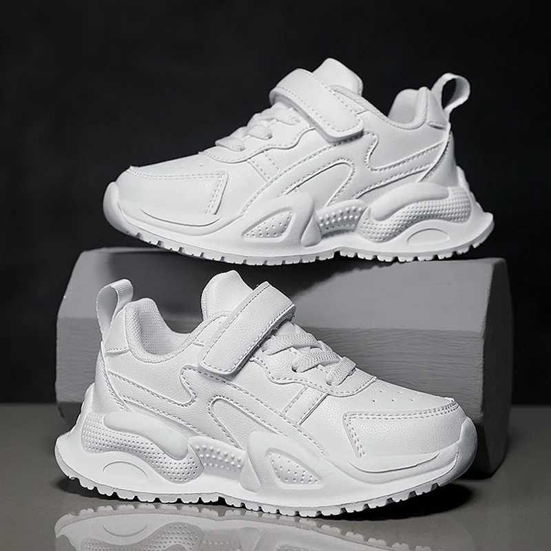 Childrens sports shoes childrens fashion white shoes boys and girls Tenis sports shoes anti slip casual sports shoes outdoor W250407