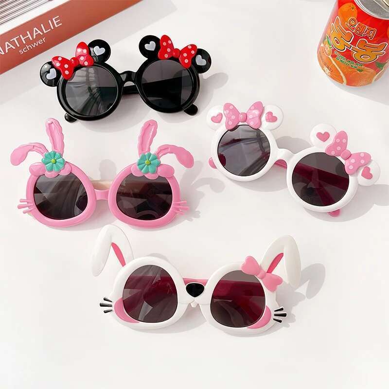 Raindo Children Cute Cartoon wer Heart Kids Round Glasses Baby Fashion Colors Sunglasses Boys Girls Eyewear