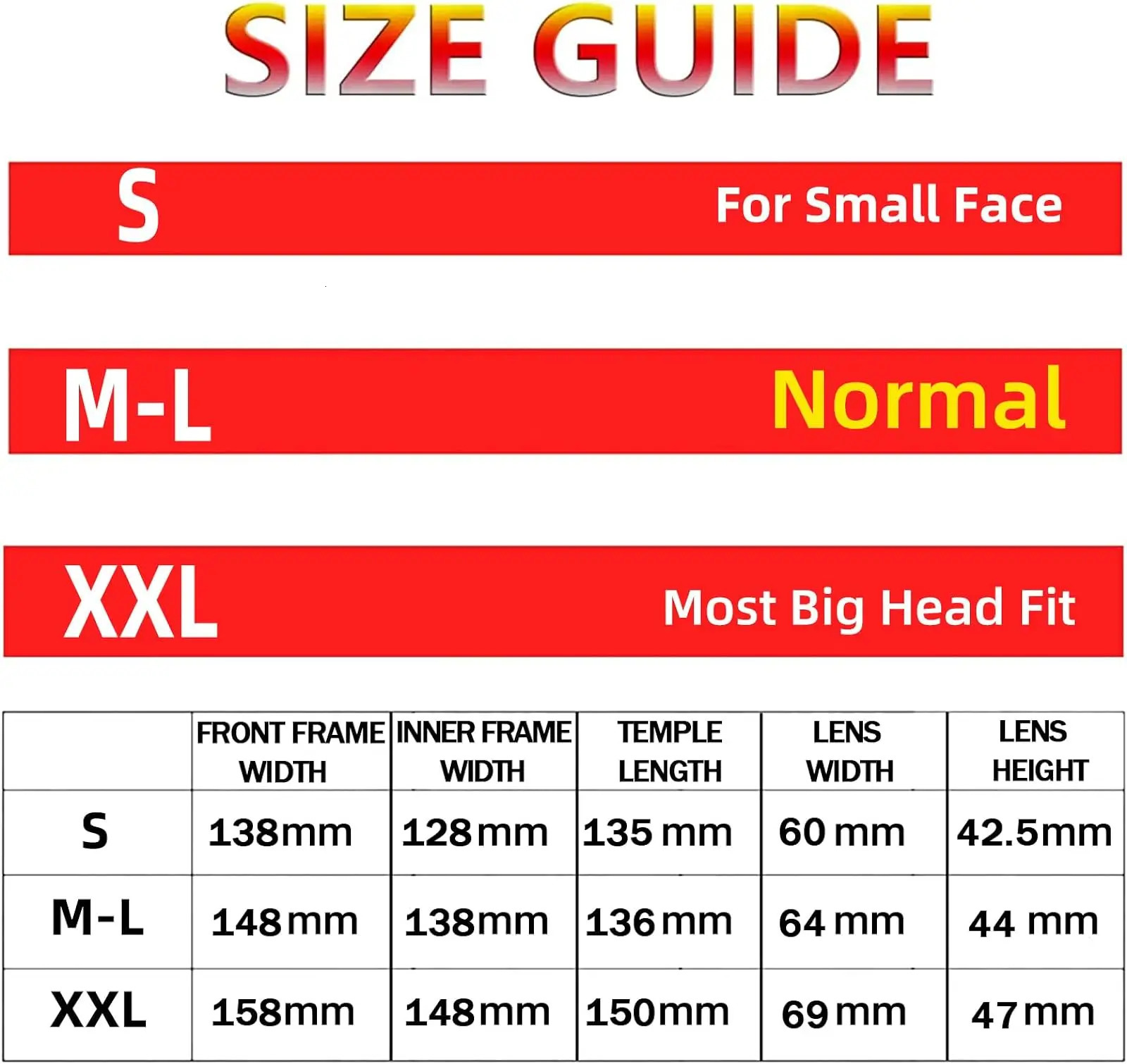 MAXJULI 158MM Polarized Super Large Sunglasses Suitable for Women with Big Head UV 400 Protective Sunglasses 8125 250402