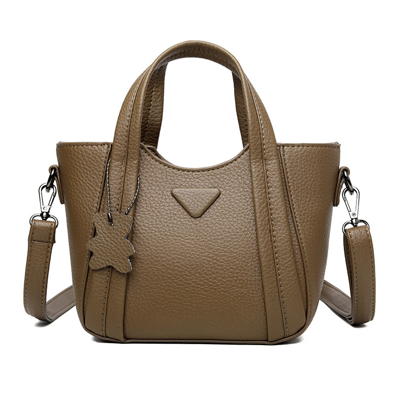 2025 New Design Bag Women's PU Leather Handbag Work Commuting Niche Single Shoulder Crossbody Bag