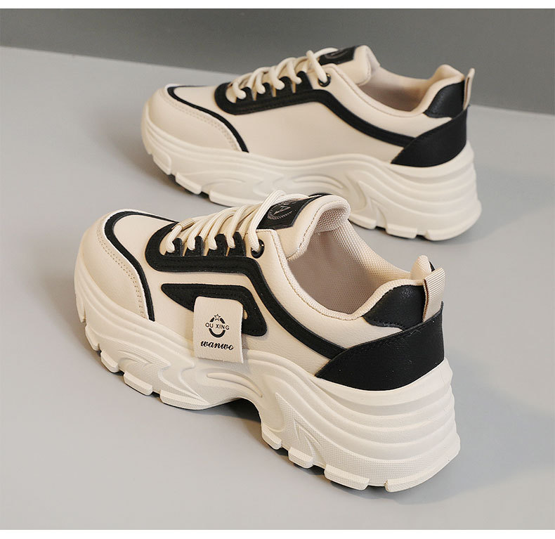NEW Casual shoes women designer sports shoes thick sole height increasing fashion dad shoes trend sneakers