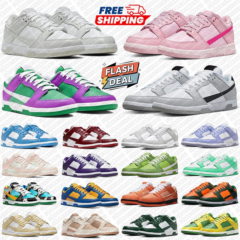 free shipping designer sneakers Casual Shoes for men women Red Blue Grey Pink Purple classic fashion outdoor sports trainers Solid White sneaker Minimalist 36-47