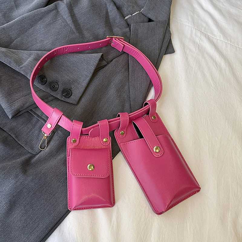 Designer Womens Waist Bag 2024 Summer Belt Bag Phone Bag Trend Candy Colored Leather Shoulder Cross Chest Bag Womens Fanny Bag Z250407
