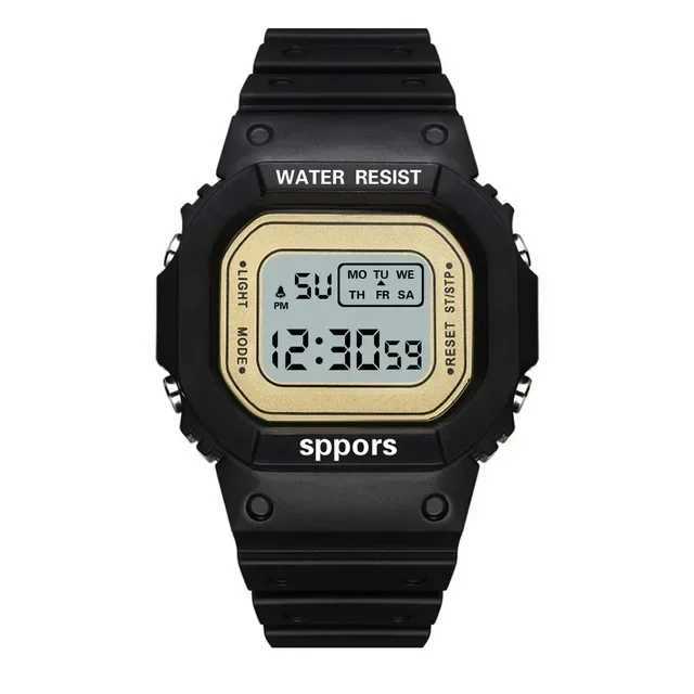 New Fashion Transparent Electronic Watch LED Womens Watch Sports Waterproof Electronic Watch Candy Multi Color Student GiftT250408