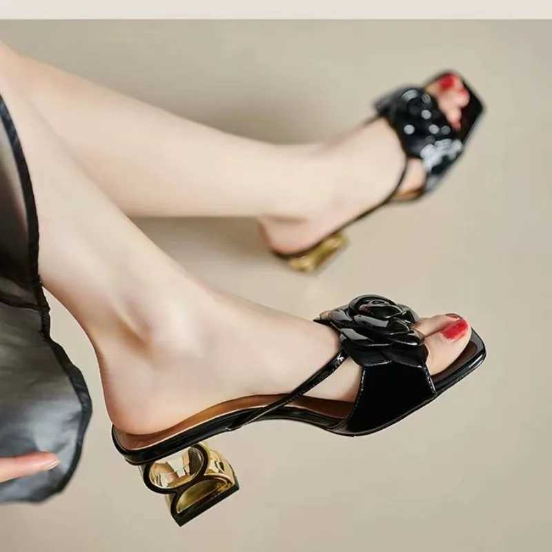 Designer High Heels Womens Sandals 2024 Summer New Platform Sandals Flower Dance Sandals Luxury SandalsXJ250407