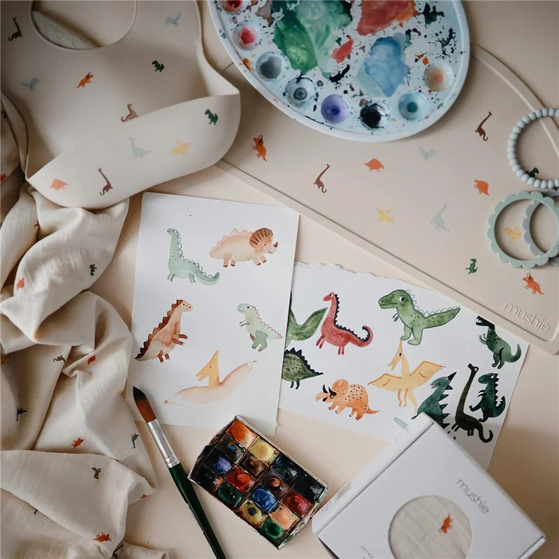 Silicone Baby Bibs 4 Speeds Adjustable Baby Apron For Boy Girls Portable Toddler Feeding Painting Dirt Isolate Pocket Baby Stuff 250408