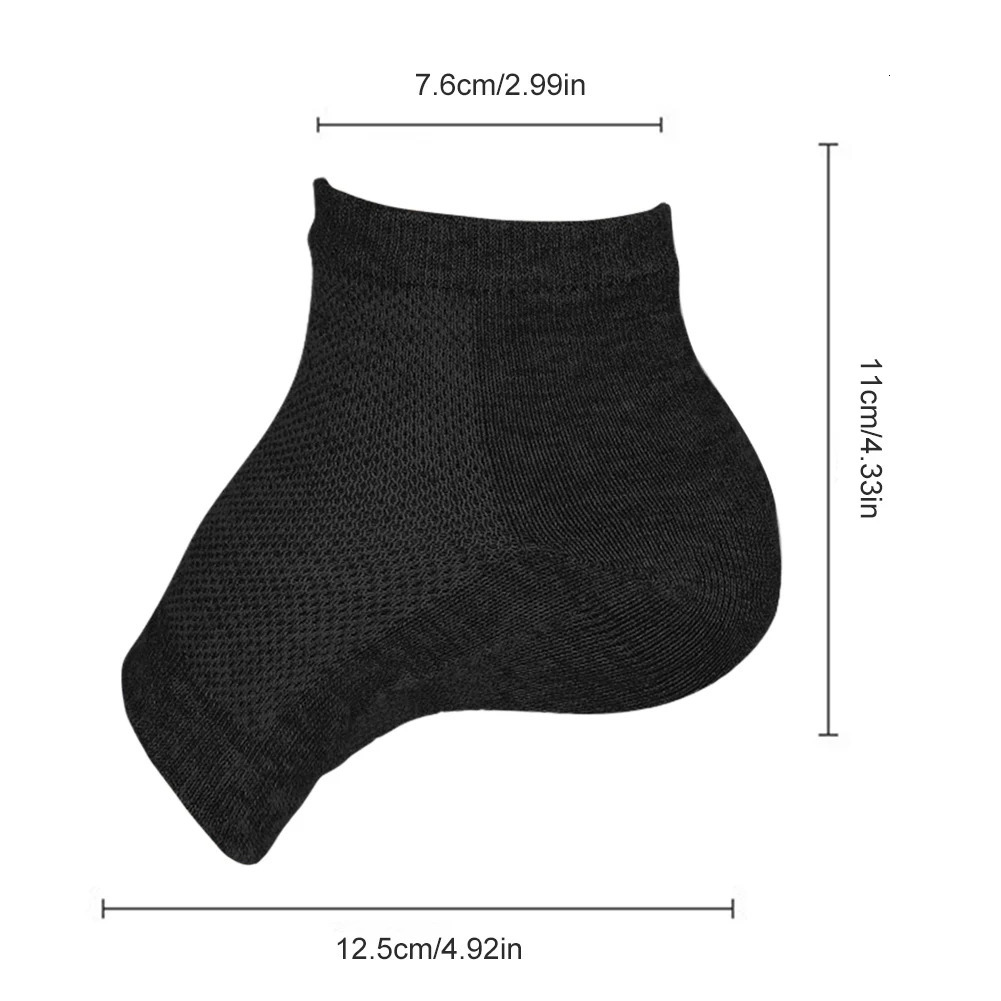 Invisible Rizzsoles Height Max Socks 2.5/3.5cm Half Height Increase Insoles Unisex Anti-slip Thickened SEBS Heel Lift Shoe Pads 250407