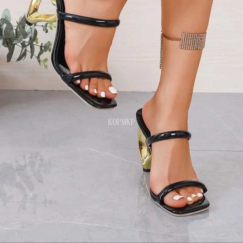 Summer Fi Womens Sandals Wedding Bridal Luxury Shoes Gold Designer Party Open Heel ZapatosXJ250407