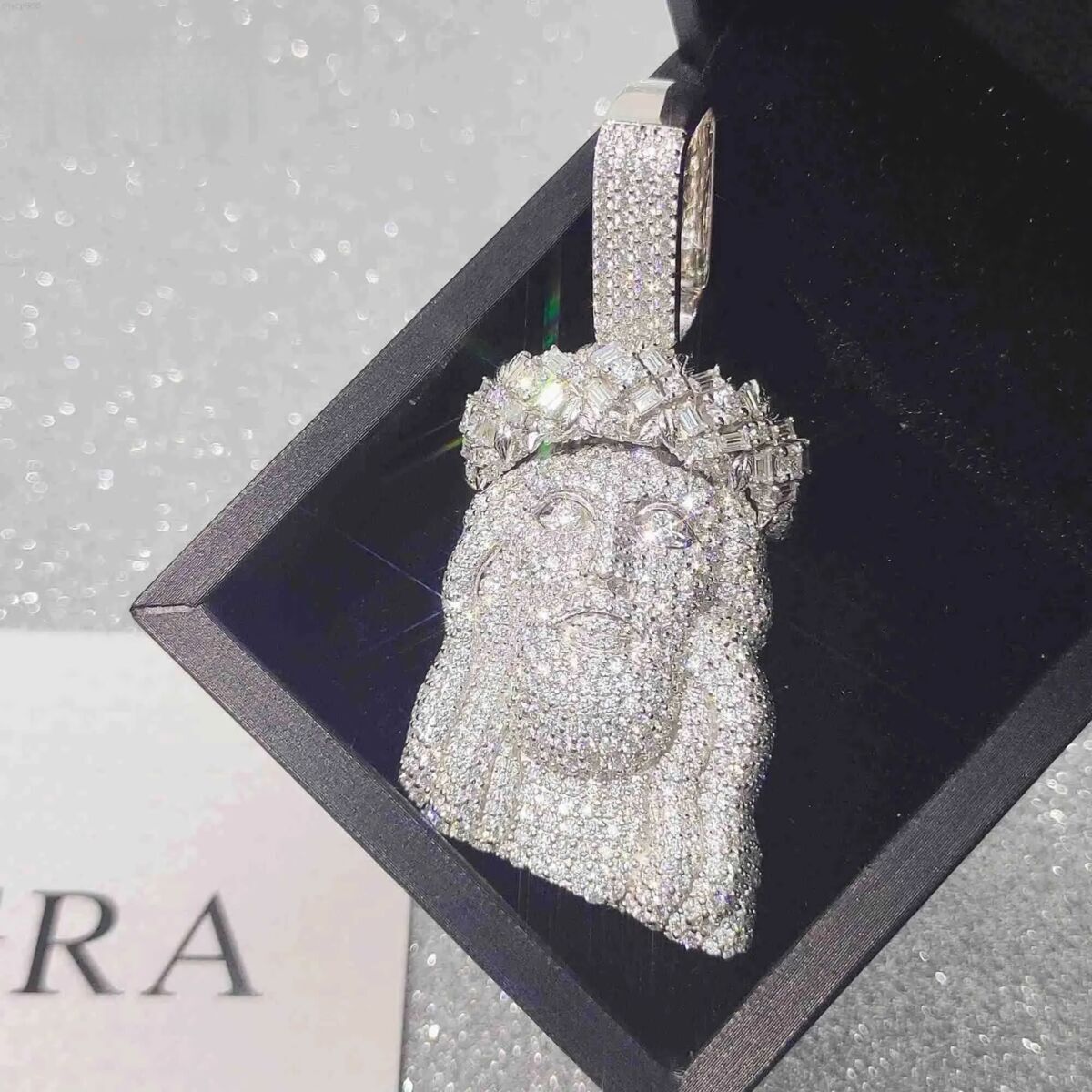 Pass Dia Tester FL Moissanite Hip Hop Jewelry S Jesus Pendant