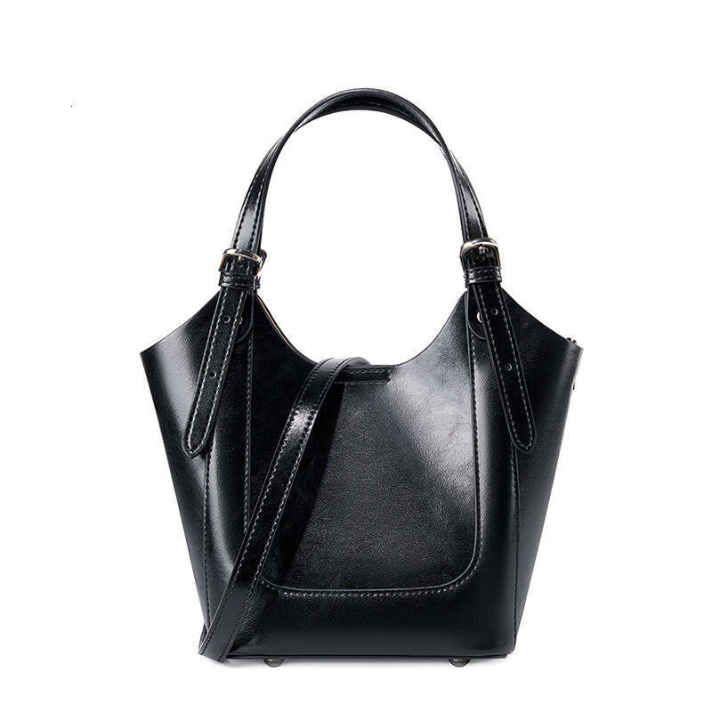 Bag For Women In Spring And Summer 2025, Niche Lake Green Hand-Held Crossbody Baozi Mother Bag, Cowhide Commuting Vegetable Basket Bag