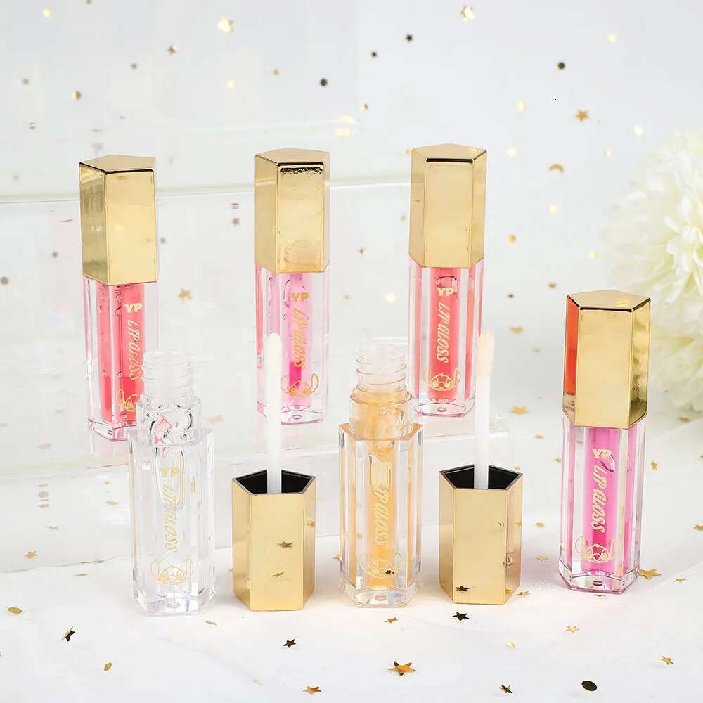 24Pcs Cute Cartoon Shimmer Gloss Set 6 Colors Gift Box Magic Color Changing Lip Oil Lips Cosmestic