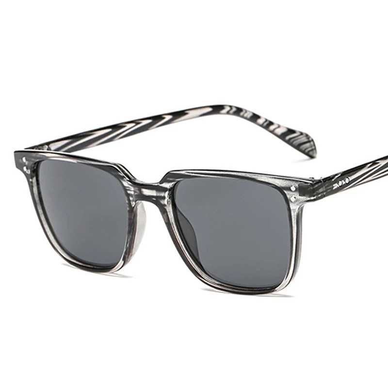 Classic Square Sunglasses Man Brand Designer Retro Black Sun Glasses Male Vintage Colorful Shades Oculos De Sol Masculino Z250411