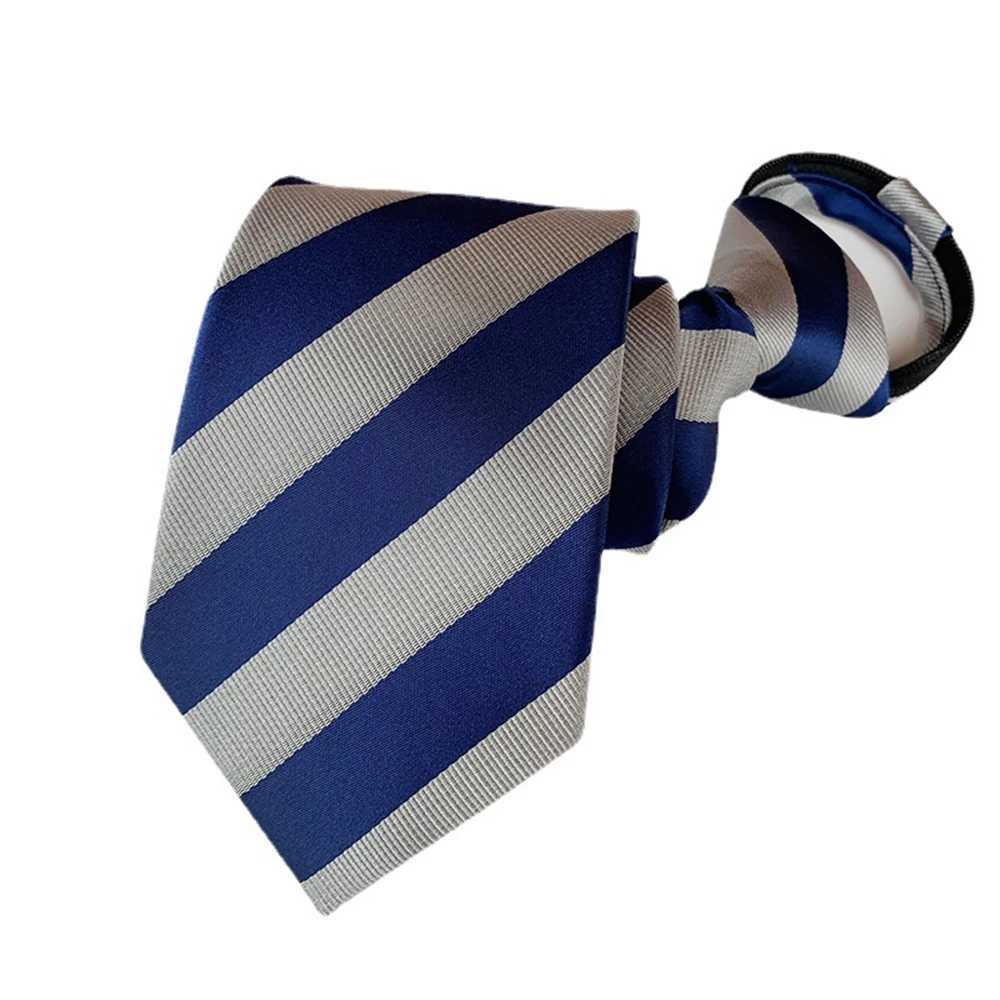 Men Zipper Tie Lazy Ties Fashion 8cm Business Necktie For Man Skinny Slim Narrow Bridegro Party Dress Wedding Necktie Present X250407