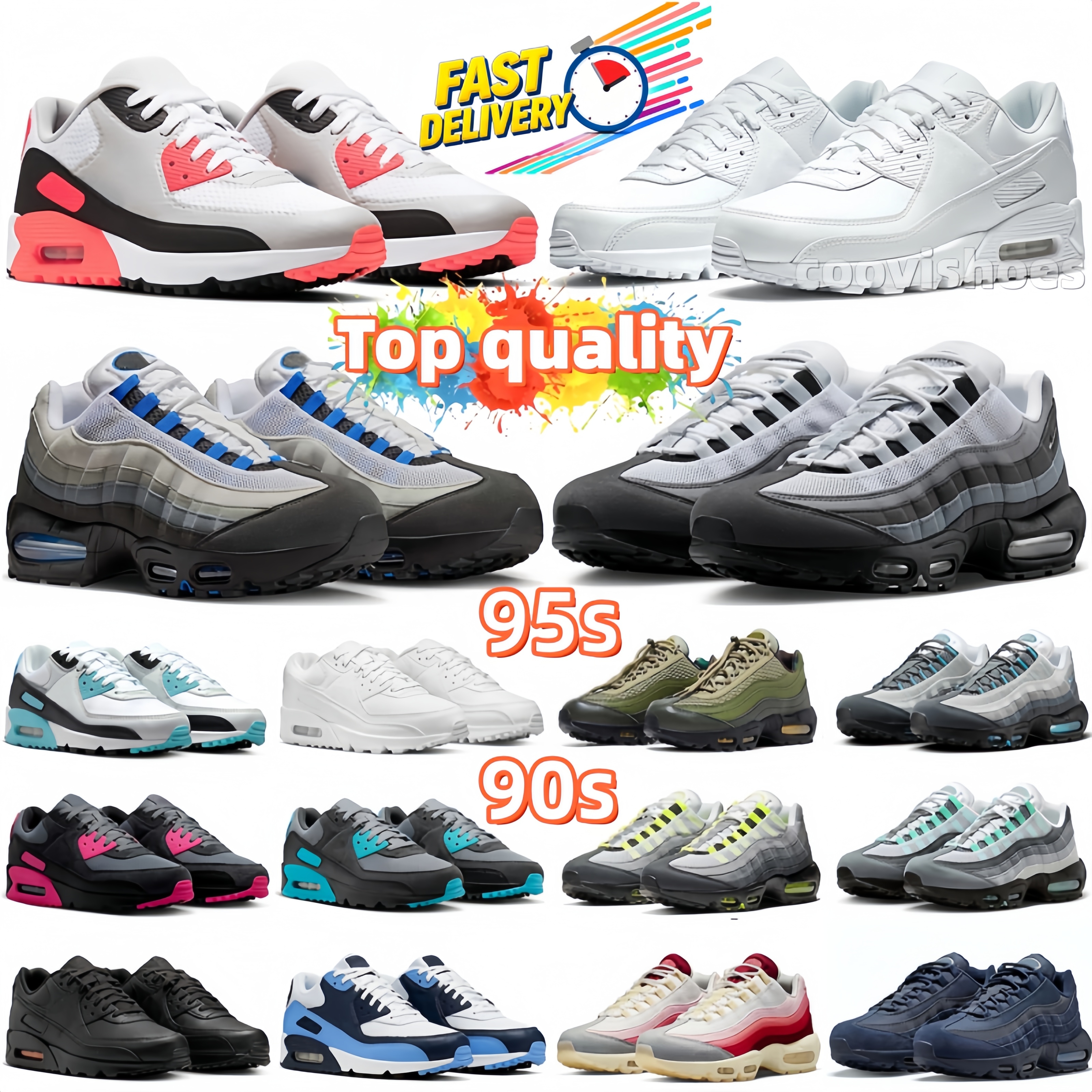 Designer 95 Mens Running Shoes 95s 90s Triple Grey Jewel White Black Next Nature Aegean Storm Sequoia Pink Foam Beam Neon Men Women Trainers 90 Outdoor Sports Sneakers