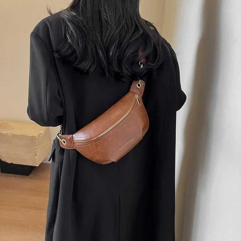 Pu Zipper Youth Womens Waist Bag Advanced Sensory Womens Cross Body Bag for Sale in 2024 Hot Sale Bolsas Para Mujeres Z250407