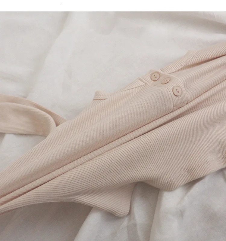 Spring Children Retro Ribbed Pajamas Suit Kid Boy Girl Solid Casual TopsPants Pyjamas 2pcs Baby Homewear Cotton Sleepwear 250407