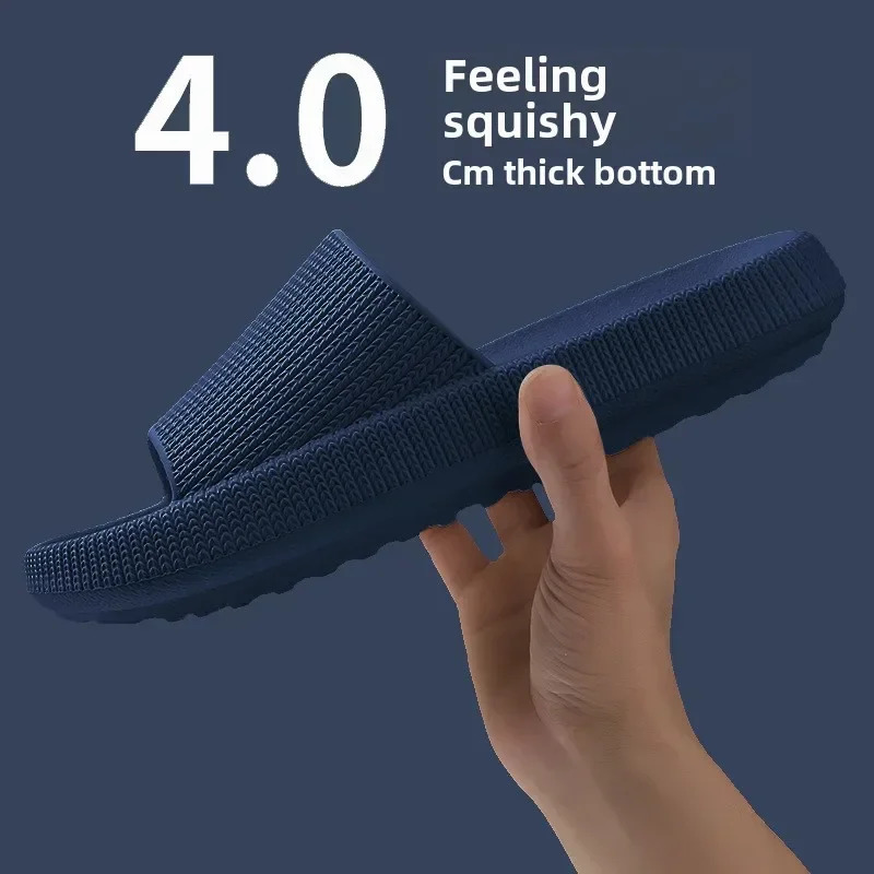 Slippers Men Women Wear Thick-soled Non-slip Summer Quarters Bathroom Shower Eva Sandals 250408