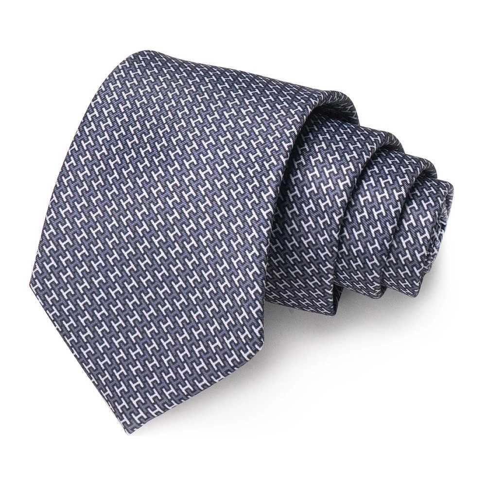 EASTEPIC Classic Mens Ties Fashionable Print Neckties with Geetric Designs Blue Ties for Men Wedding Accessory Birthday Gift X250407