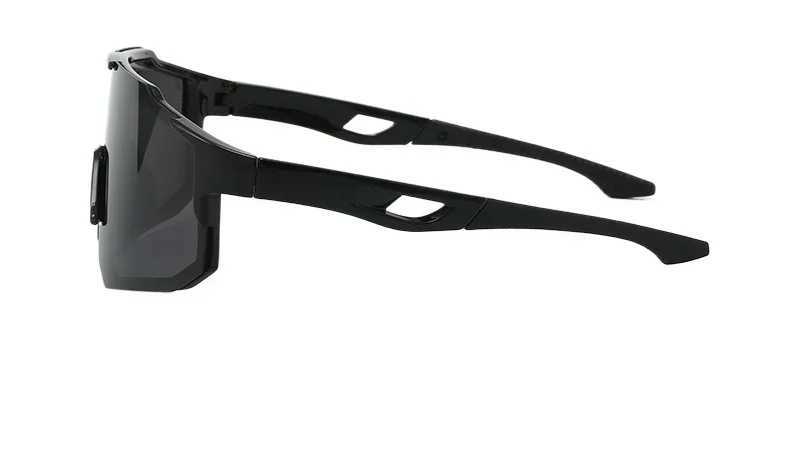 Outdoor sports hiking skiing cycling glasses for men windproof and UV protective sunglasses European large frame glasses W250408