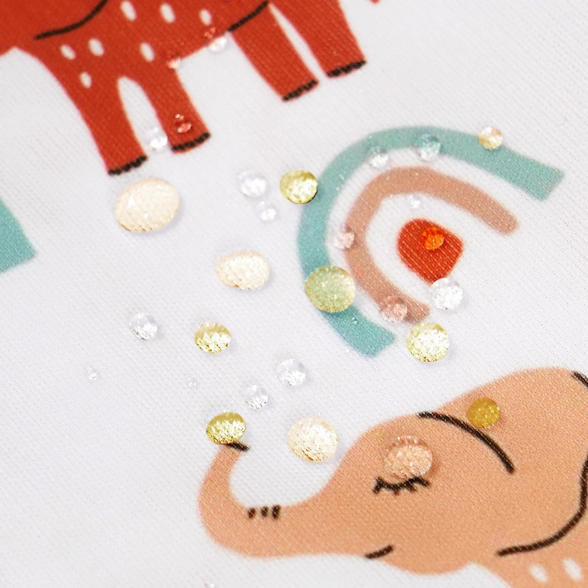 One Piece 100%Polyester Fabric Waterproof 6-24 Month Baby Suction Cup Coverall Long Sleeve Baby Feeding Bibs 250408