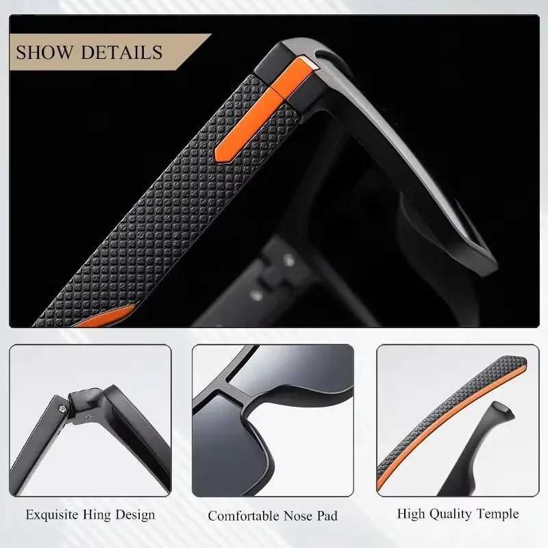 CRIXALIS 3Pcs Fashion Polarized Sunglasses Mens Over Mirror Anti Glare Sunglasses Mens Goggles Sunshade W250408