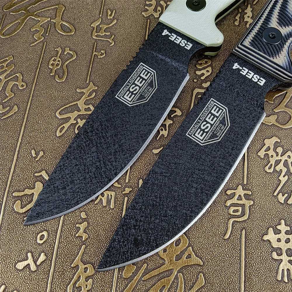 ESEE-4 Multifunctional Outdoor Camping Hunting Fixed Knife with Kydex Sheath G10 Handles S35VN Wild Survival Knife EDC Tools Z250408