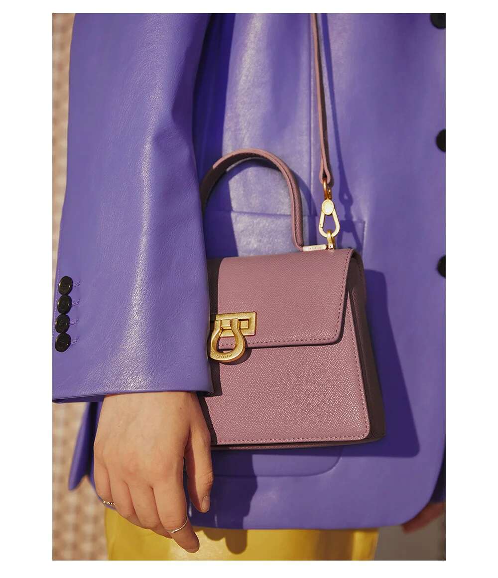 2025 New Trend Retro Mini Book Handbag Fashion Design Shoulder Portable Messenger Leather Female Crossbody Bag