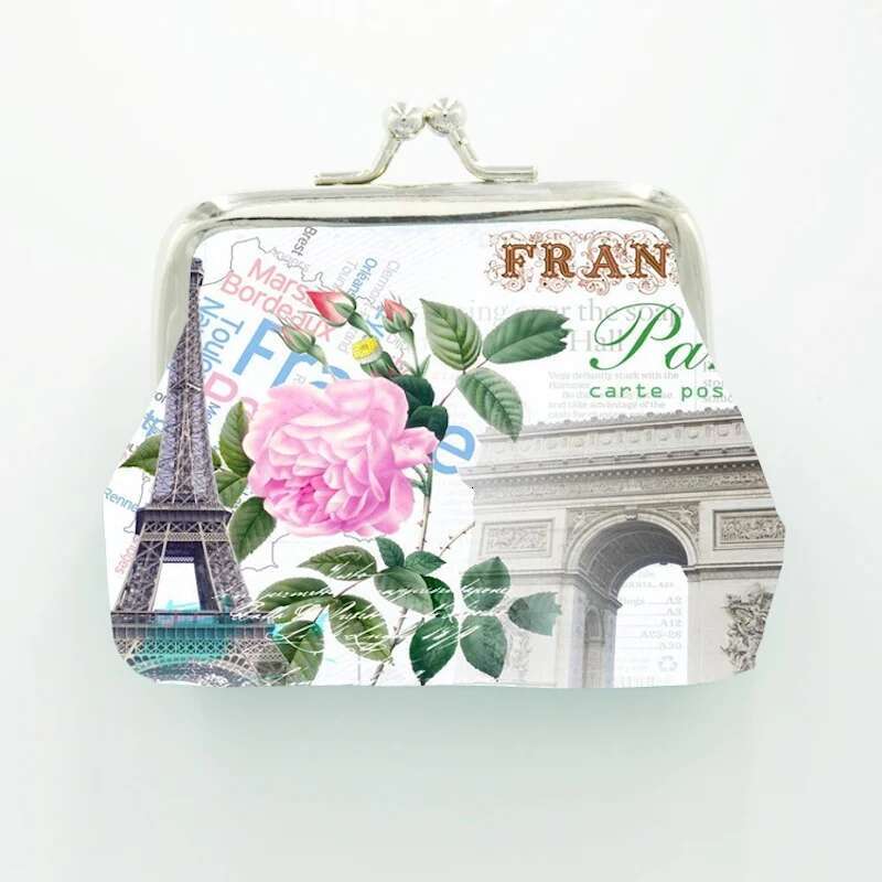 60Pcs/Lot Custome PU Leather Coin Purse Full-Color Printing Wallet Artist Designer P Souvenir Wholesale Bag