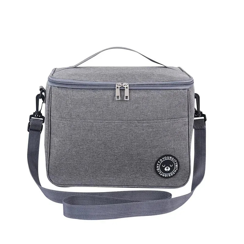 portable waterproof lunch bag office cooler box shoulder strap food unisex couple picnic 250401