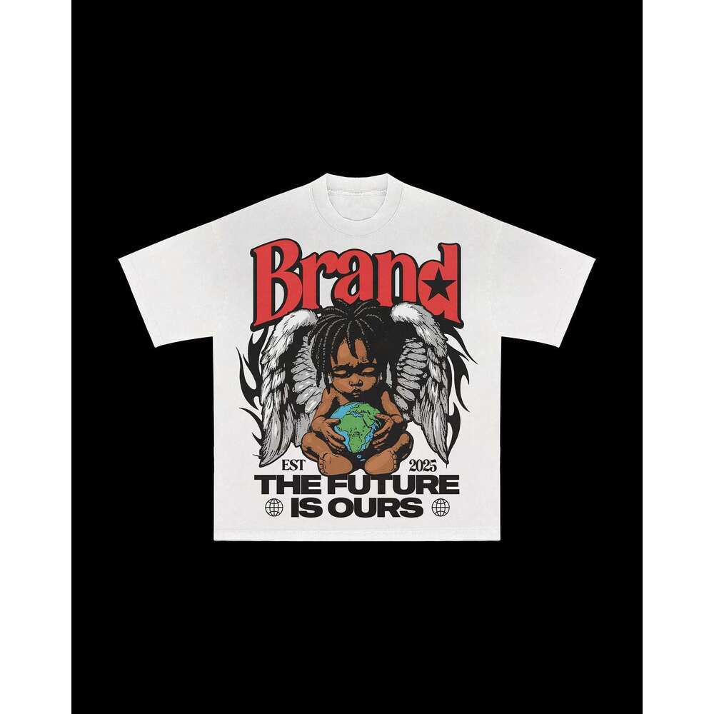 2025 New Fashionable and Minimally Designed Unisex Casual Personalized Street T-shirt